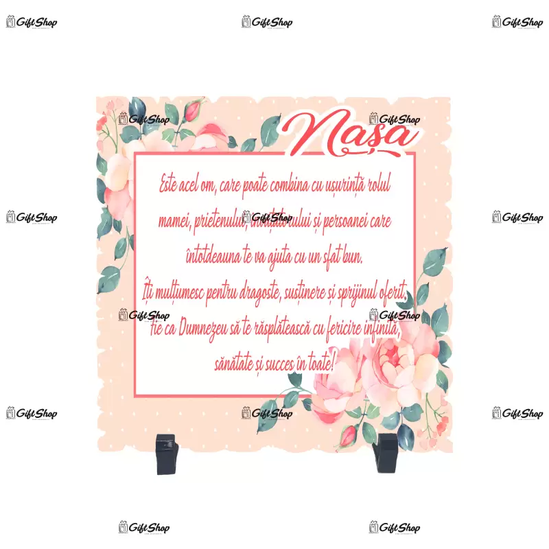 Nasa este acel om  care poate ..., placheta cu mesaj